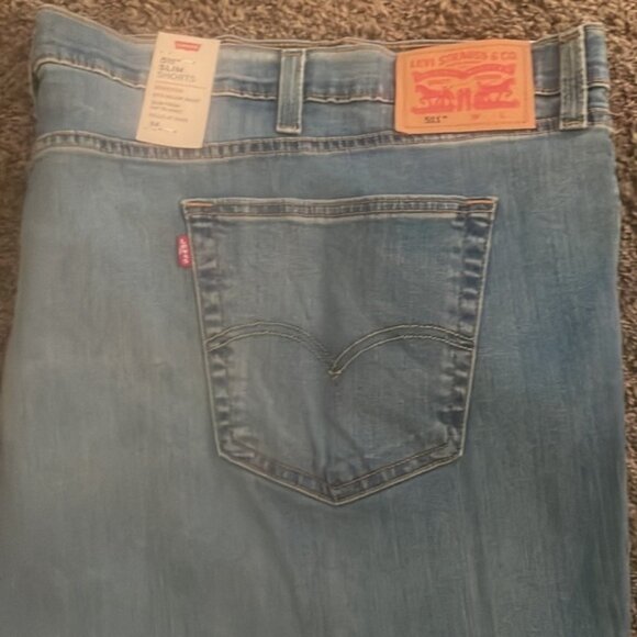Levi’s 511 56 Men’s Slim Stretch Cutoff Jean Shorts Size 56 - Picture 5 of 8